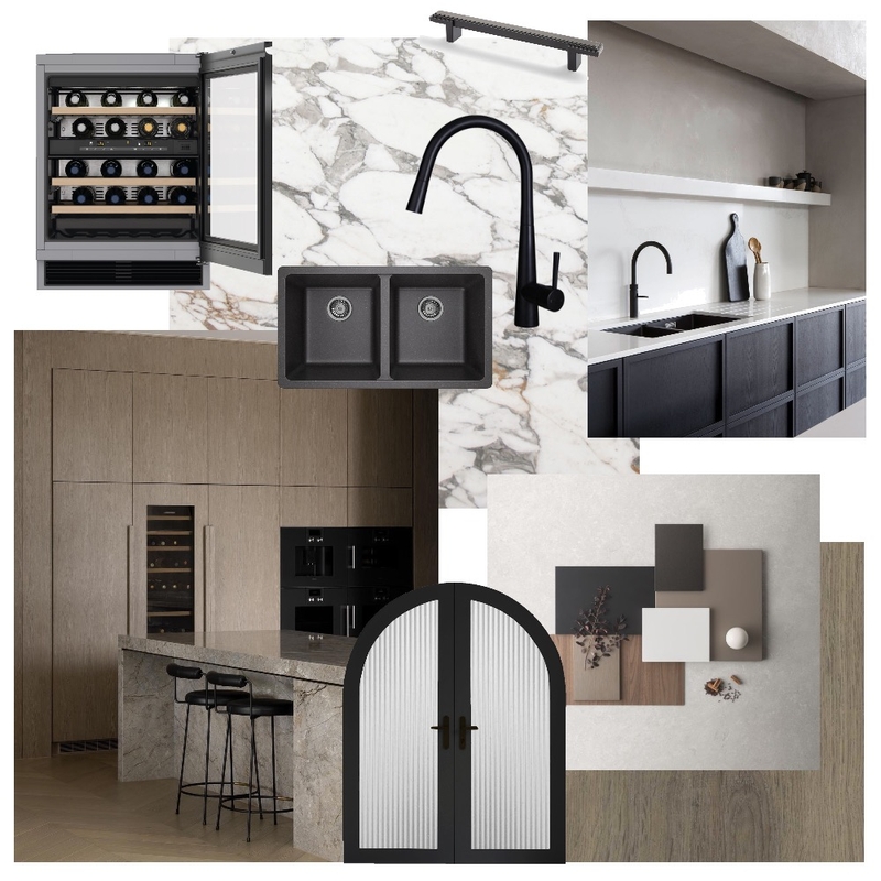 Dark moody kitchen Mood Board by Lainey Alexander Design Studio on Style Sourcebook