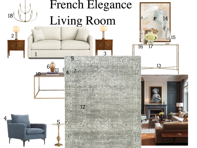 French elegance living room new with tags Mood Board by smoeen on Style Sourcebook