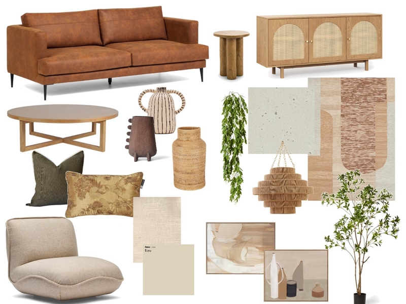 Living Room Biophilic Mood Board by Pauline Buchanan on Style Sourcebook