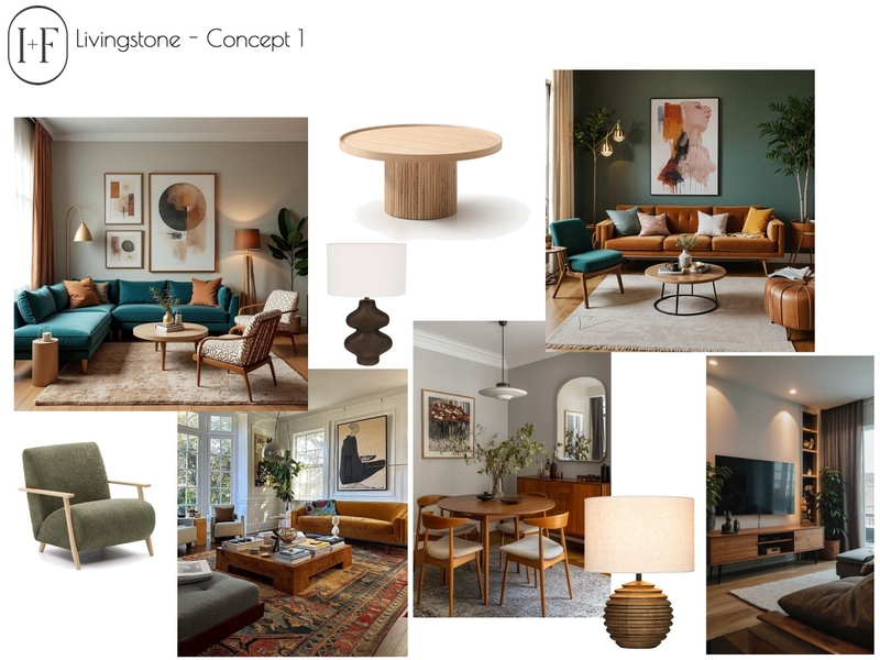 Livingstone - Concept Mood Board by Ivy + Finch Design on Style Sourcebook