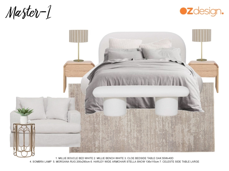 Master Bedrooom - Maree Ratcliffe Mood Board by Oz Design Furniture on Style Sourcebook
