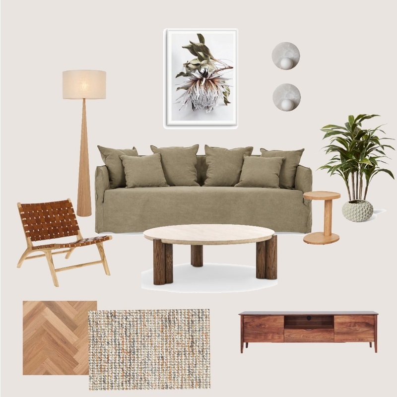 Olive Lounge Room Mood Board by martina.interior.designer on Style Sourcebook