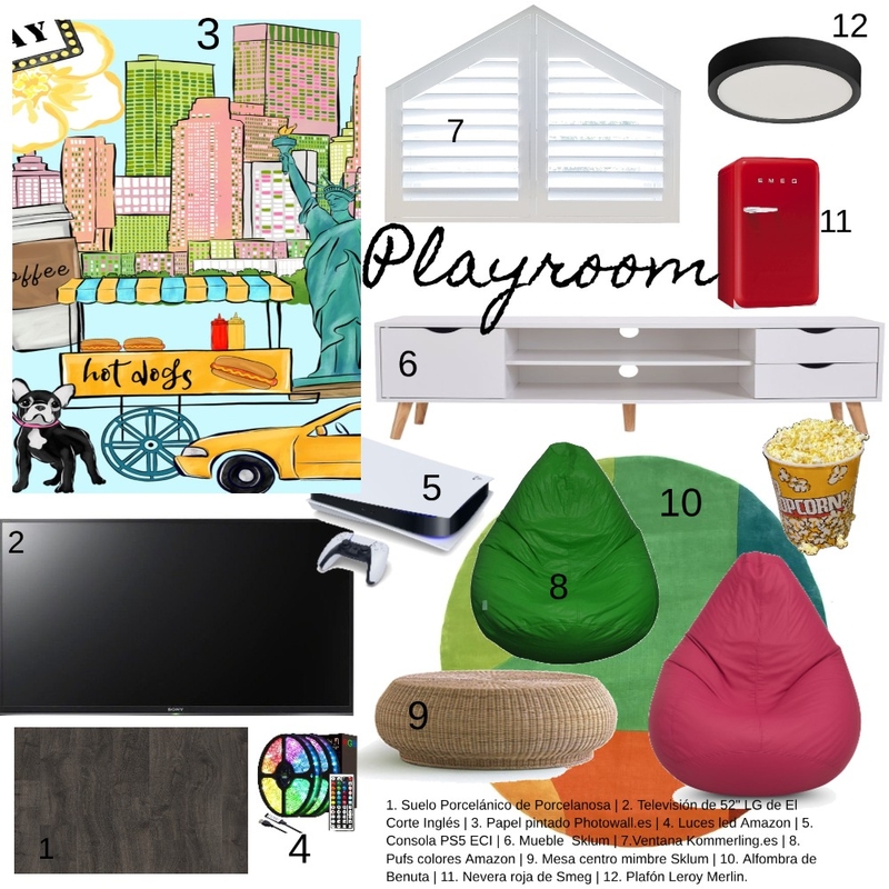 playroom Mood Board by bolito on Style Sourcebook