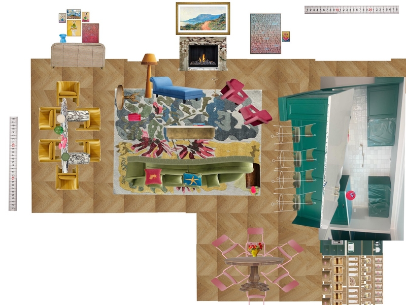 Great Room Space Planning Scale Mood Board by dl2407 on Style Sourcebook
