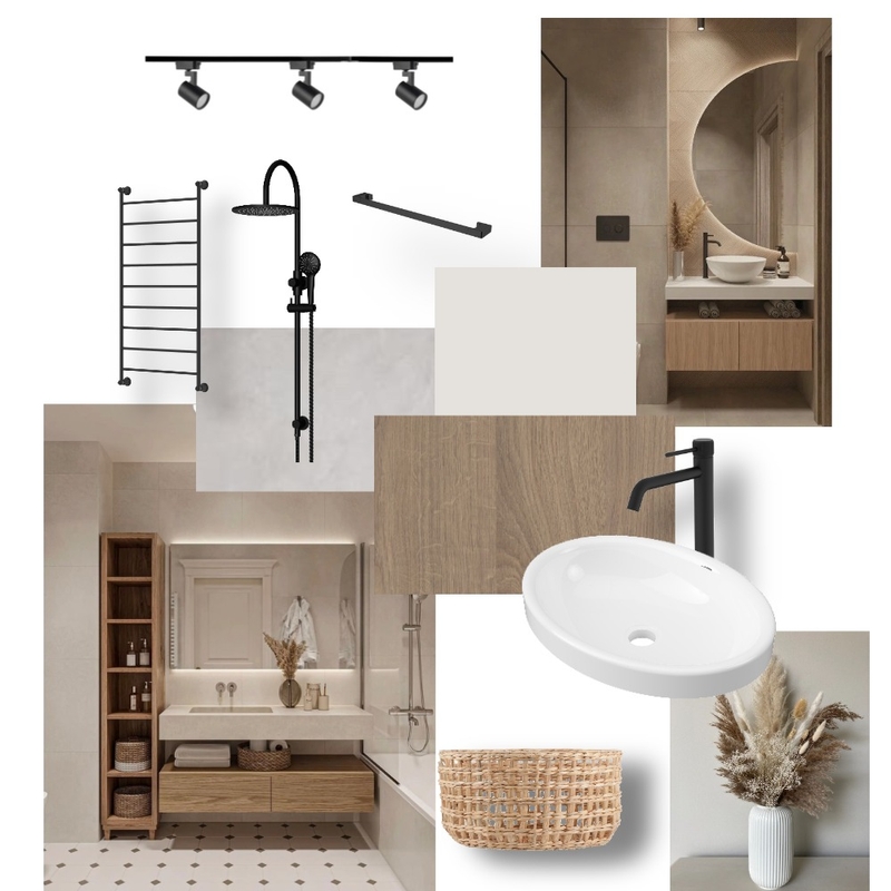 Bathroom Interior Design Mood Board by Bianca Morun