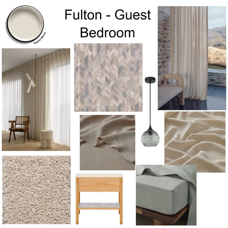 Fulton Apartment - Guest Bedroom Mood Board by JJID Interiors on Style Sourcebook