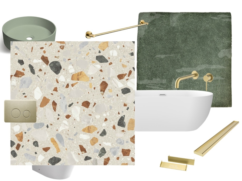 Complete Bathroom Package - The Block 2023 Eliza & Liberty Main Bathroom Mood Board by elcharmo@gmail.com on Style Sourcebook