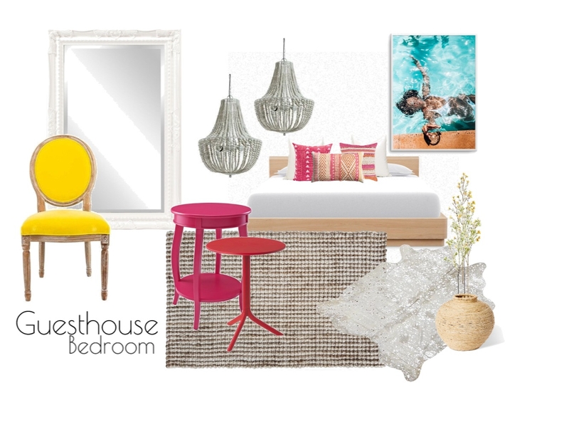 Guest House Bedroom Interior Design Mood Board by layoung10