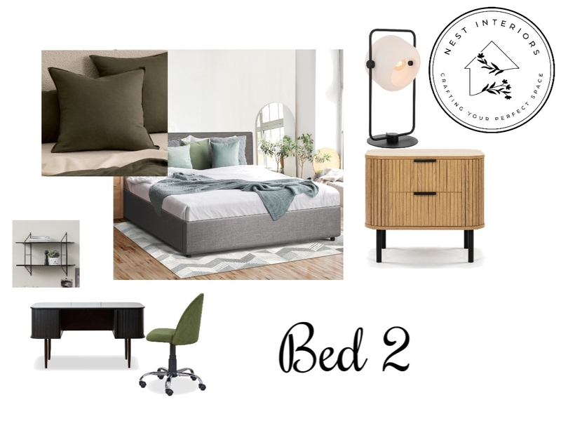 Bed 2 - 75 Romano Crescent Iluka Mood Board by Nest Interiors on Style Sourcebook
