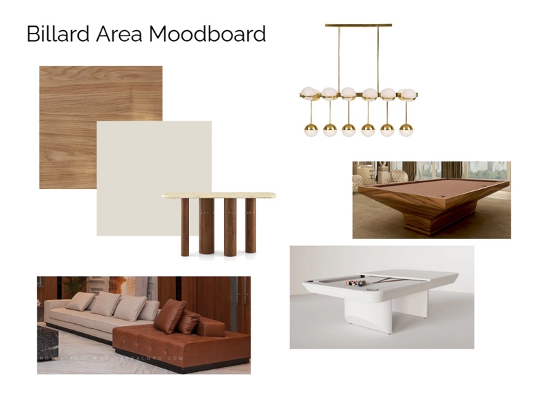 El Gharam Billiard Area Mood Board by FarahSTUDENT on Style Sourcebook