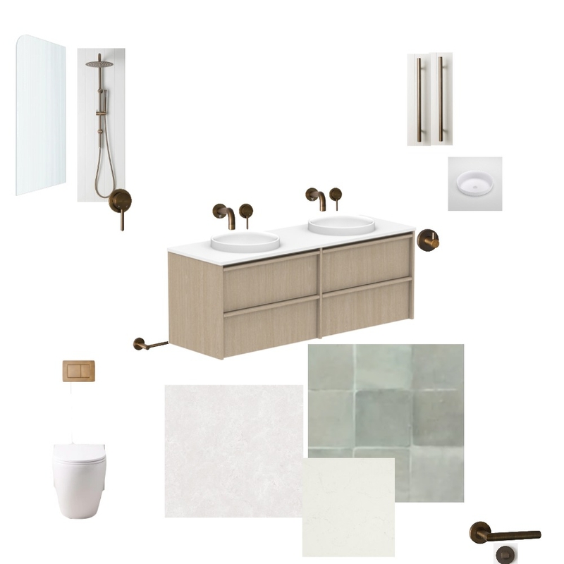 ensuite Mood Board by SHE IS LIV on Style Sourcebook