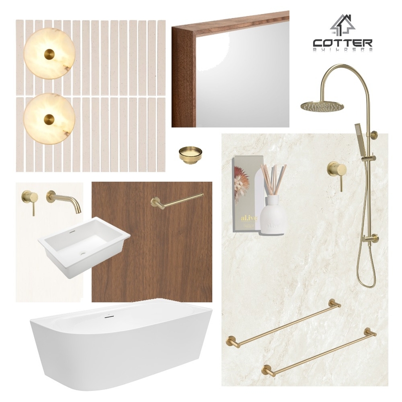 Elysian - Main Bathroom Mood Board by Cotter Builders on Style Sourcebook