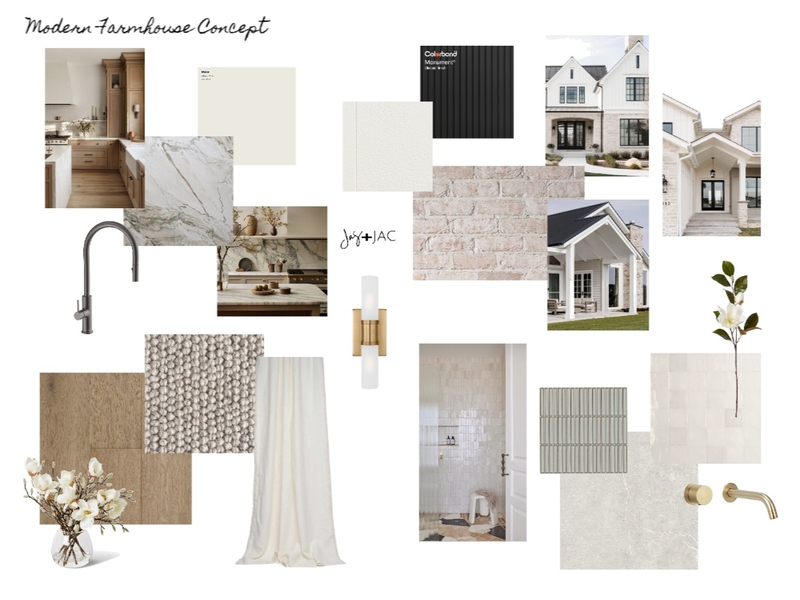 Modern Farmhouse Concept Mood Board by Jas and Jac on Style Sourcebook