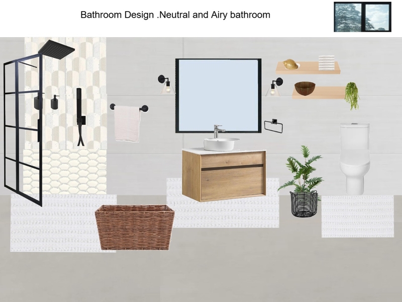 Lindies Residence - Neutral Color scheme bathroom Mood Board by Asma Murekatete on Style Sourcebook