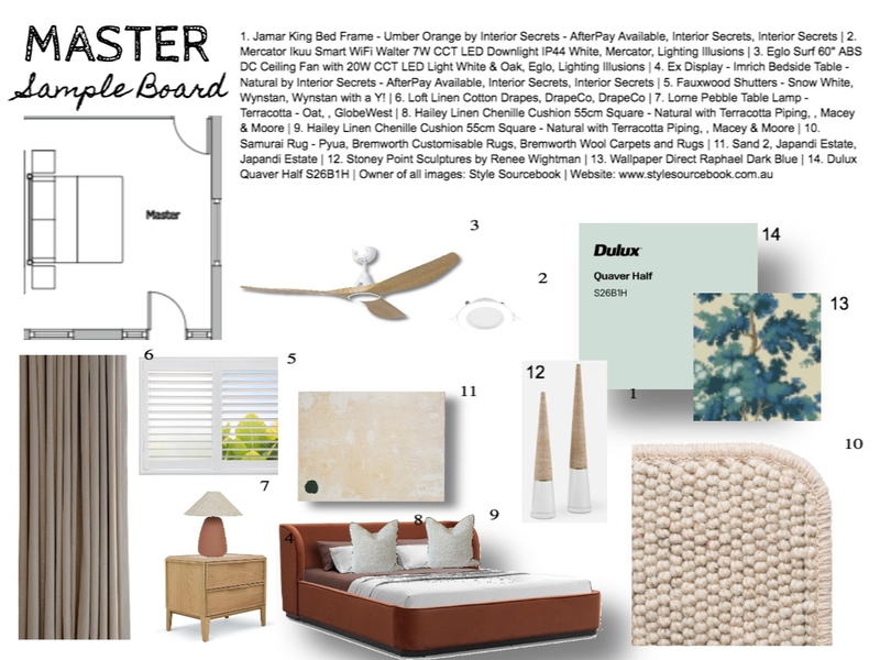 Master Ver 3 Mood Board by HoneyComb on Style Sourcebook