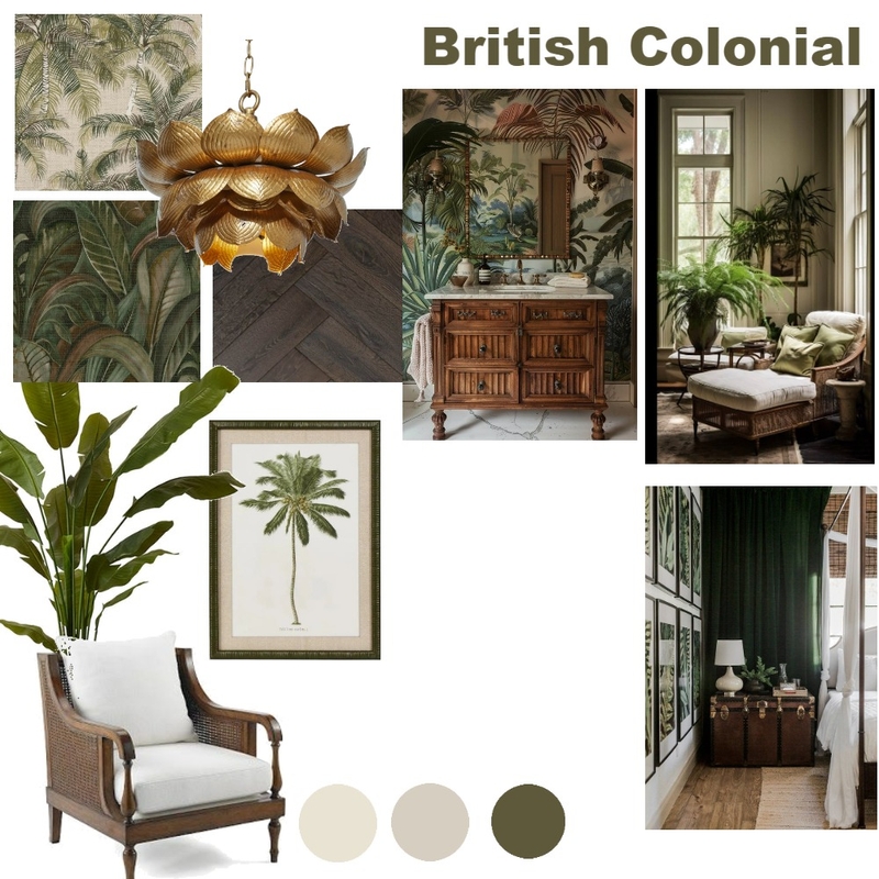 British Colonial Mood Board by amelia speed on Style Sourcebook