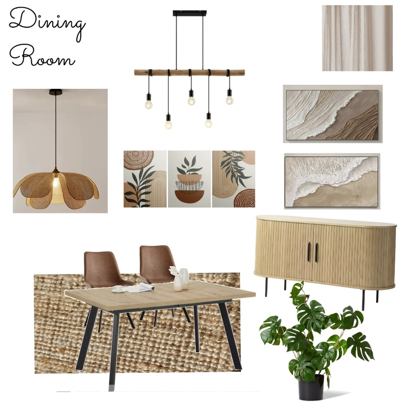 DINING ROOM Interior Design Mood Board by lisabet