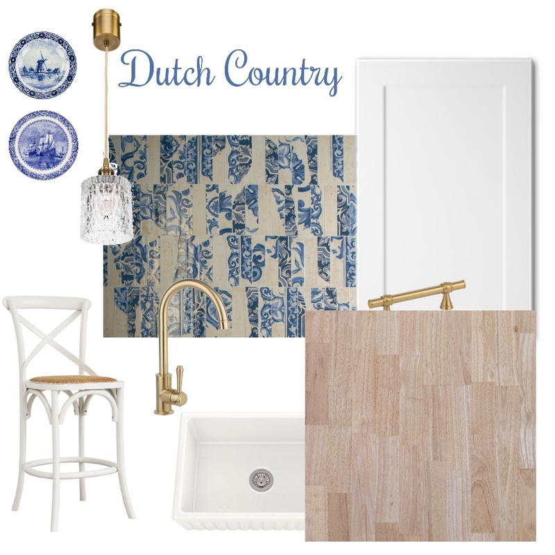 Dutch Country Kitchen Mood Board by Maven Interior Design on Style Sourcebook