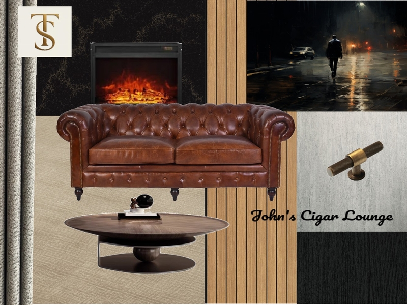 Cigar Bar Mood Board by Timeless Synergy Studio on Style Sourcebook