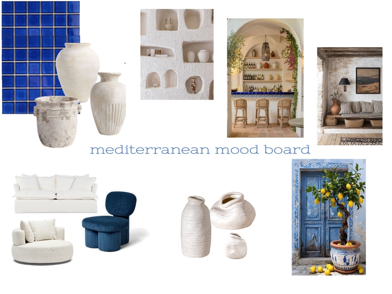 Mediterranean mood board Mood Board by chloe cathcart on Style Sourcebook