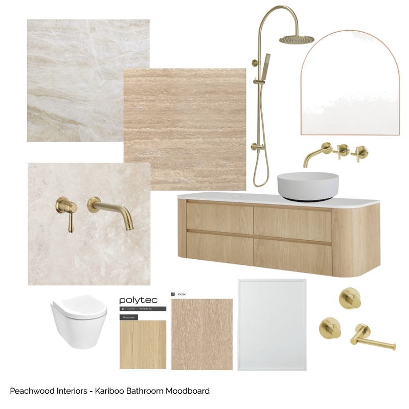 Kariboo - Bathroom Moodboard Mood Board by Peachwood Interiors on Style Sourcebook