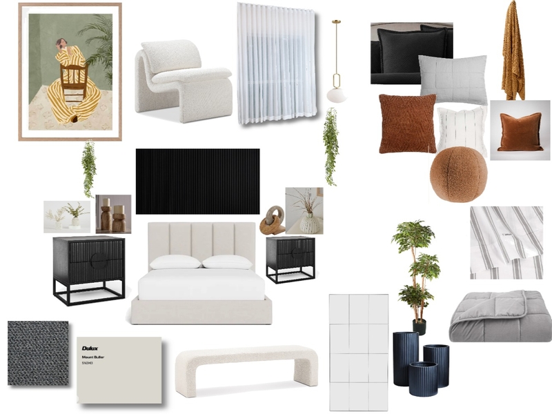 Guest Bedroom Rust Mood Board by alexk.gc24 on Style Sourcebook