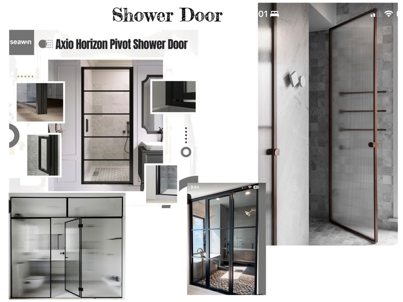 Shower Door Mood Board by Aponedesign@gmail.com on Style Sourcebook