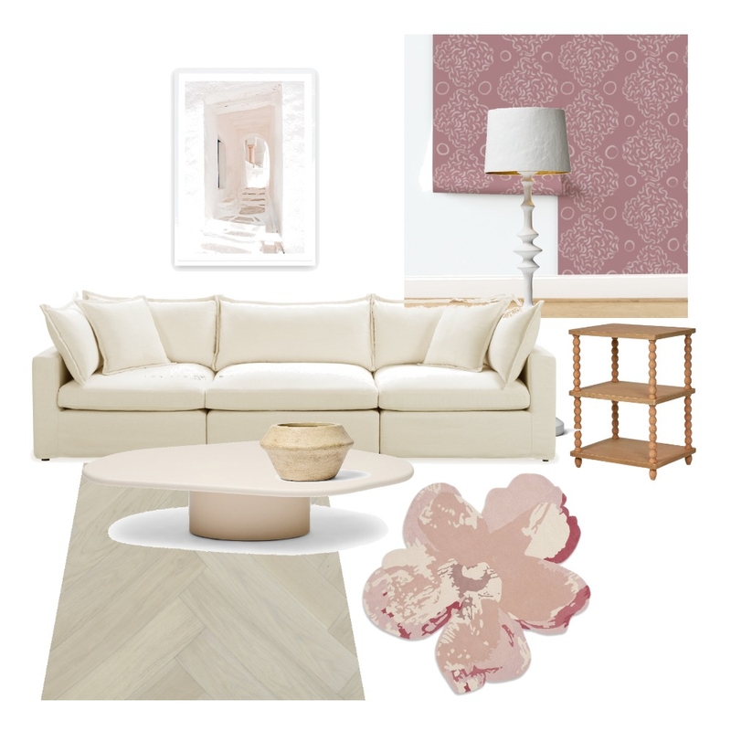 Quatrefoil Doodle Dusty Rose Mood Board by rhunterartist@gmail.com on Style Sourcebook