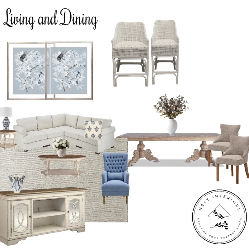 Charlene - Living and Dining Mood Board by Nest Interiors on Style Sourcebook