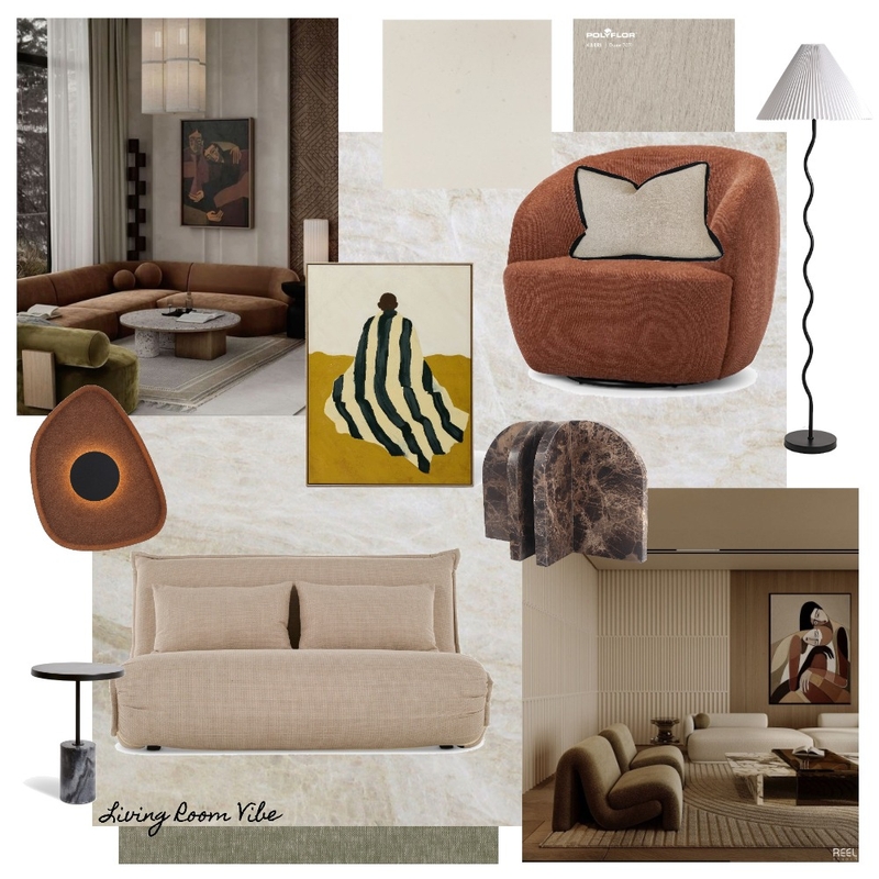Living Room Vibe Mood Board Mood Board by MizzLadyy on Style Sourcebook