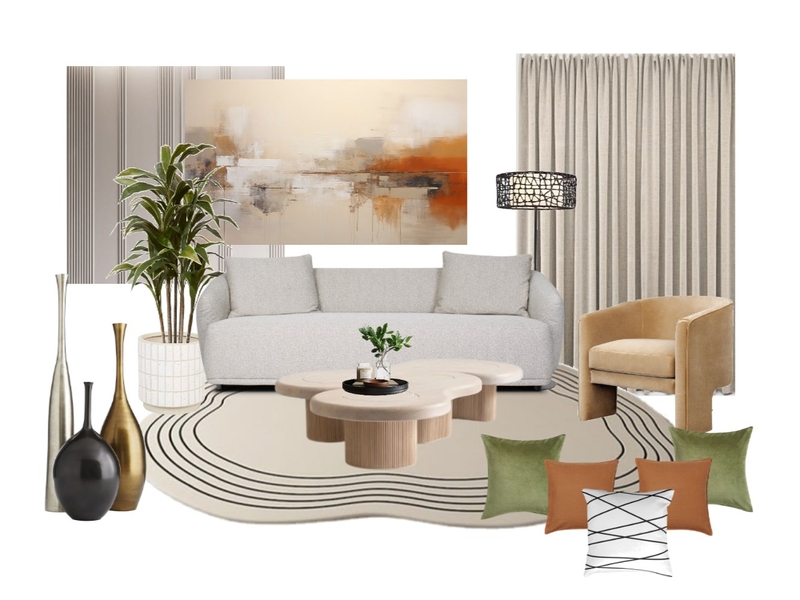 beige living room Mood Board by lizy on Style Sourcebook