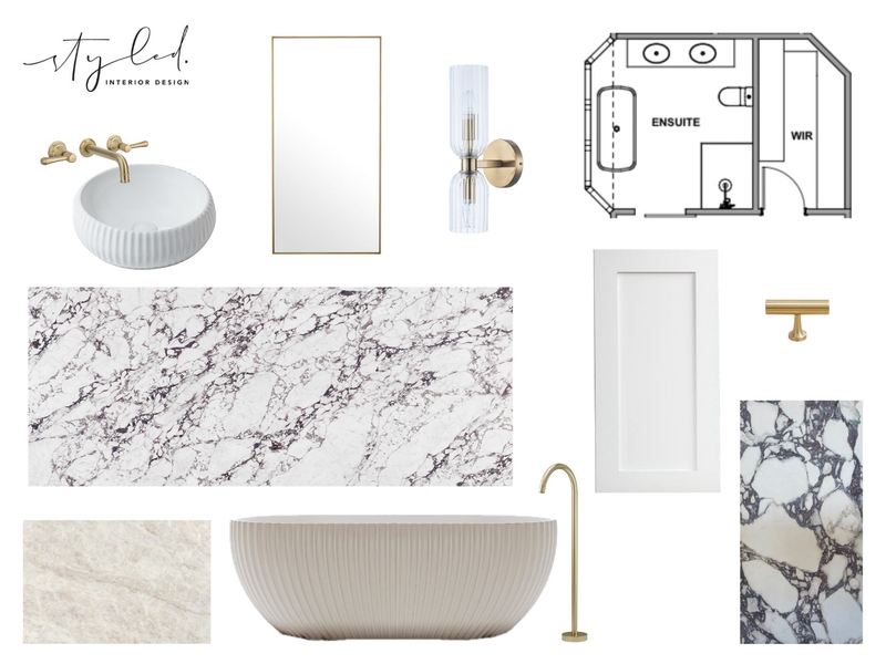 Ballinger - Ensuite Mood Board by Styled Interior Design on Style Sourcebook