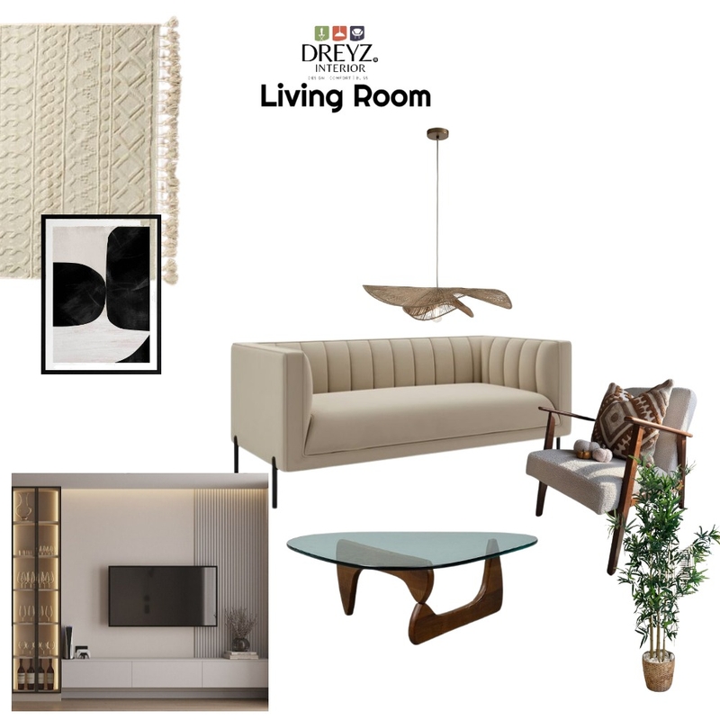 Makindye Apartment 2 Livingroom Mood Board by Derick Asiimwe on Style Sourcebook