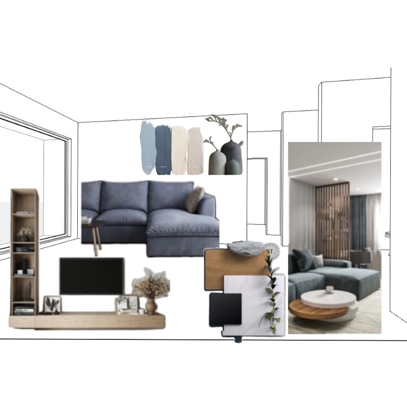 мудборд гостинная Mood Board by sssrka on Style Sourcebook