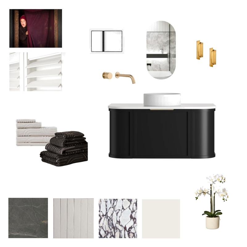Module 9 Part A Bathroom Mood Board by natalieenlund@gmail.com on Style Sourcebook