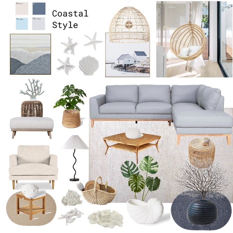 Coastal Style LIVING Mood Board by Sara Ahmed 2002 on Style Sourcebook