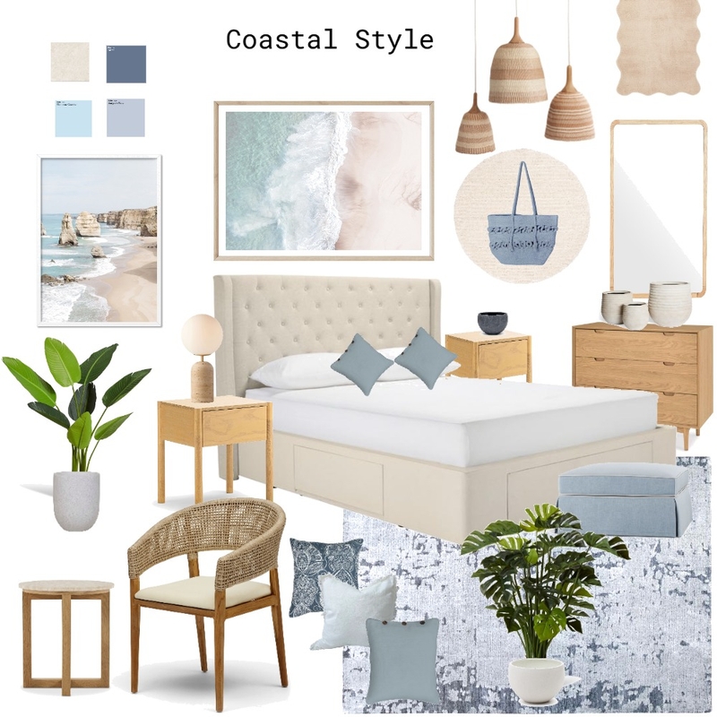 Coastal Style Mood Board by Sara Ahmed 2002 on Style Sourcebook