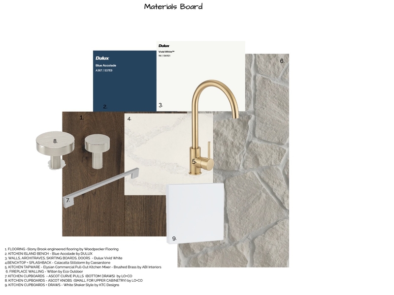 MATERIAL BOARD - KITCHEN Mood Board by Hayley Parker on Style Sourcebook