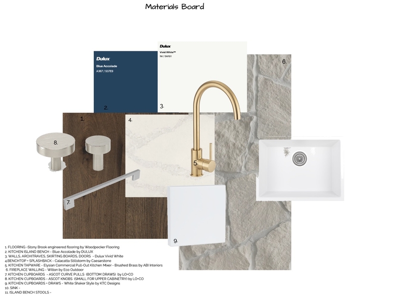 MATERIAL BOARD - KITCHEN Mood Board by Hayley Parker on Style Sourcebook