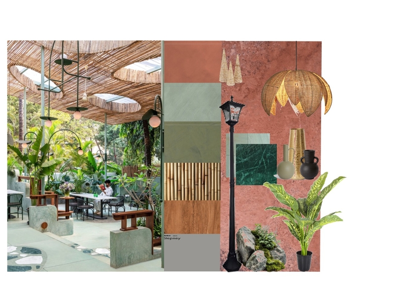 Color board for Restaurant at Shil Mood Board by missbatra_ on Style Sourcebook