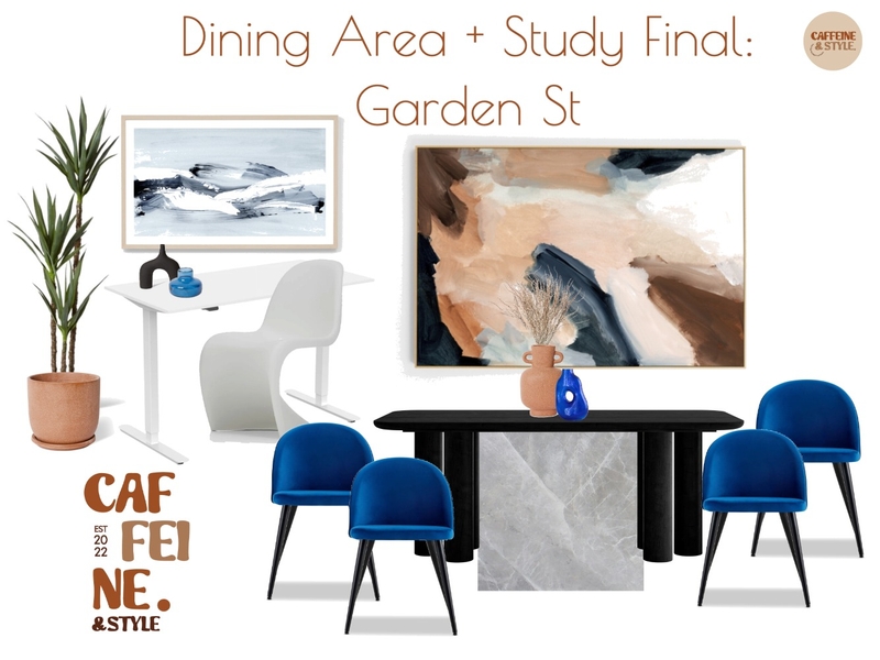 Dining Room/Study Area - Garden St (FINAL) Mood Board by Caffeine and Style Interiors - Shakira on Style Sourcebook