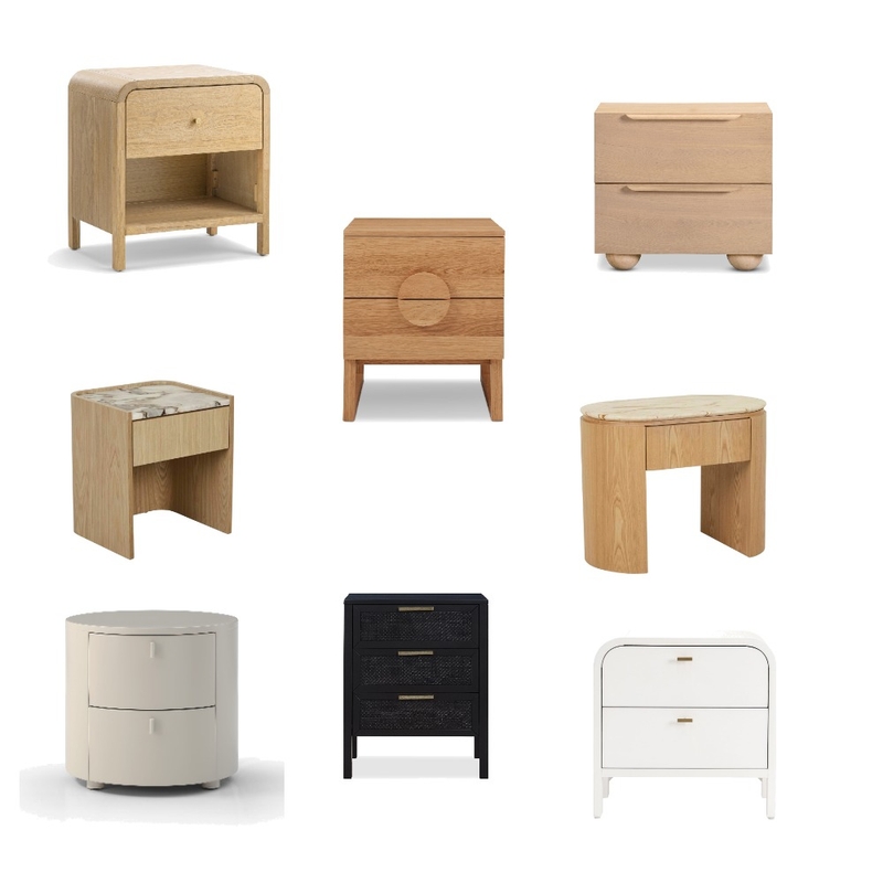 JR_Bedside tables Mood Board by MEL MAR DESIGN on Style Sourcebook