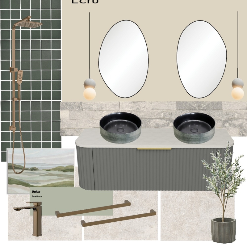 The Block House 2 Bathroom, Week 1 Mood Board by Interior Idealist on Style Sourcebook