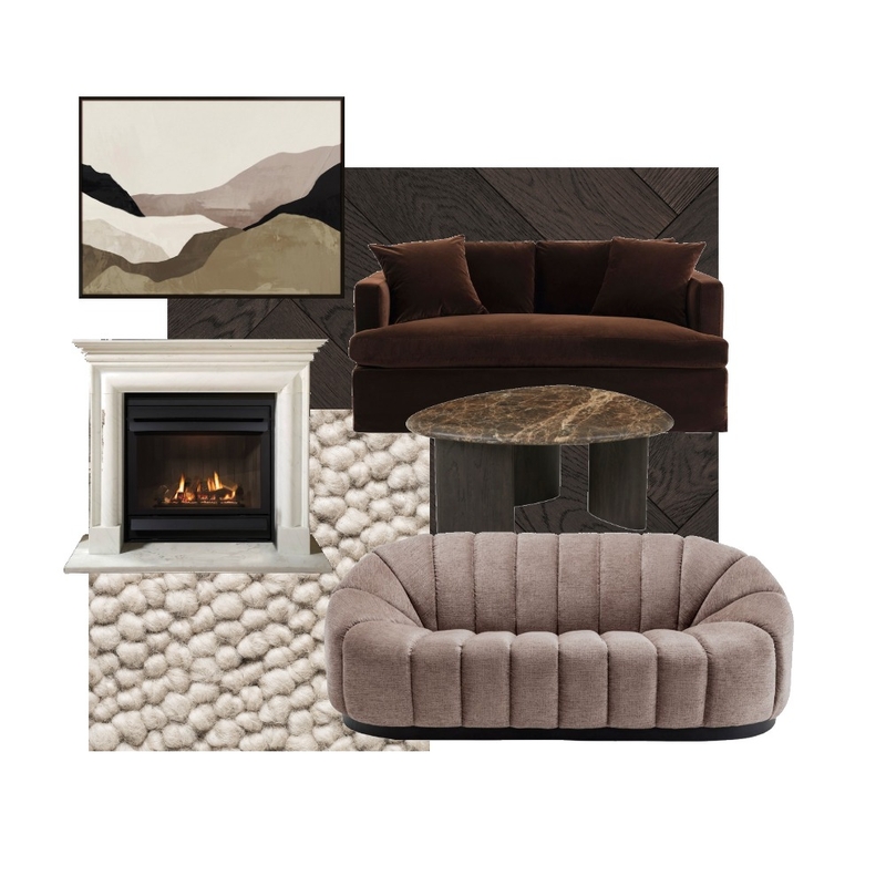 Chocolate Living Room Mood Board by _janeinteriors on Style Sourcebook