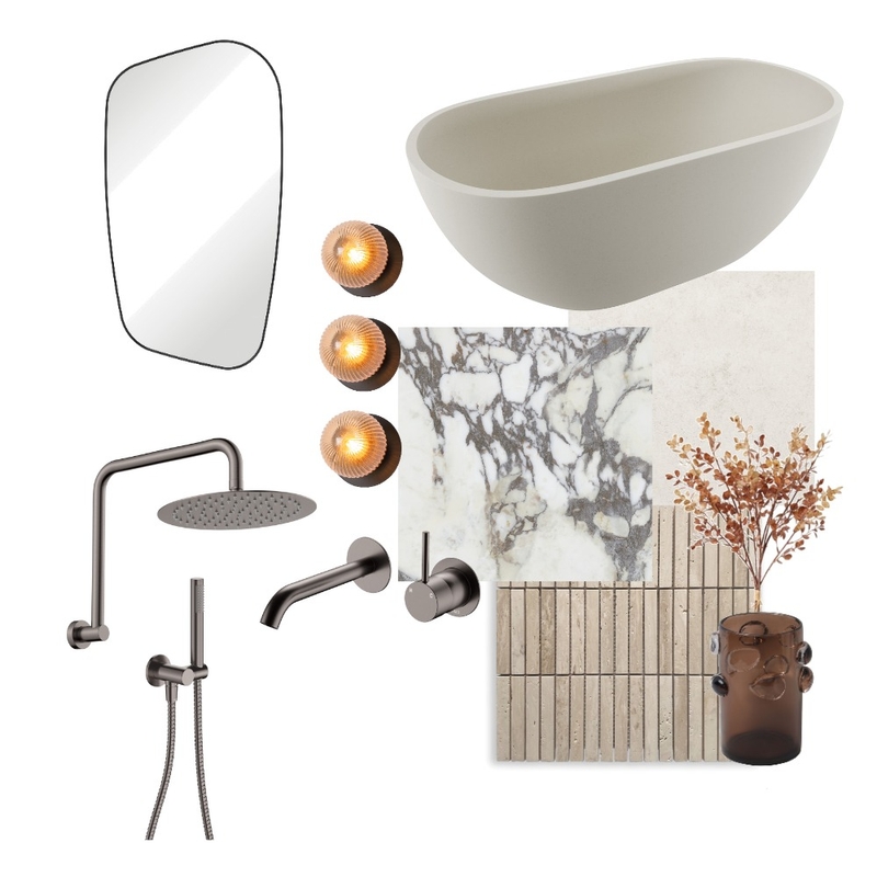 Modern Organic Bathroom Mood Board by Fienza on Style Sourcebook