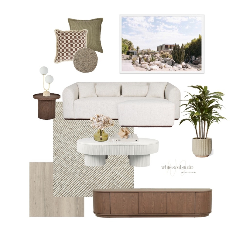 Mid-century Coastal Living Mood Board by white soul studio on Style Sourcebook
