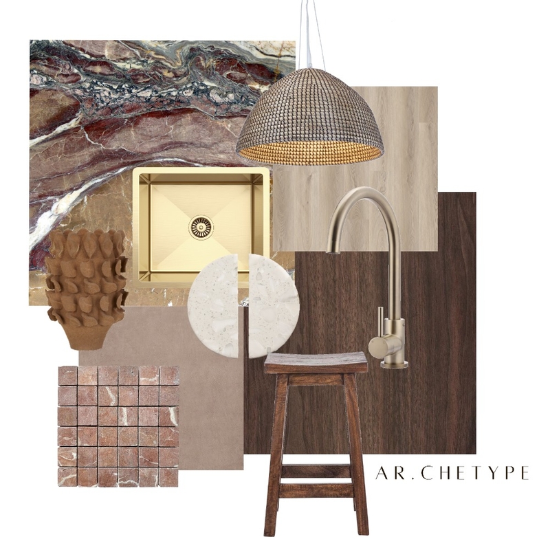 Terracotta and Rose Kitchen Mood Board by AR.CHETYPE DESIGN on Style Sourcebook