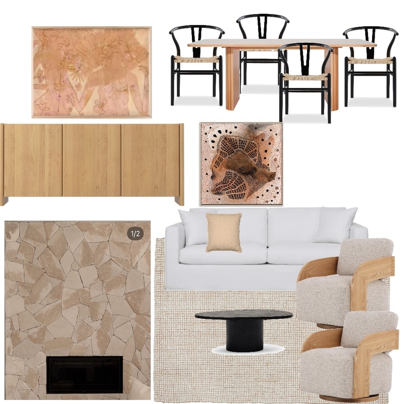 Living area Mood Board by mika_leigh on Style Sourcebook