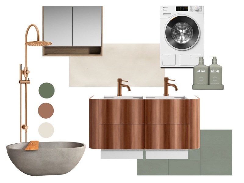 bathroom mood board Mood Board by cherie mikhael on Style Sourcebook