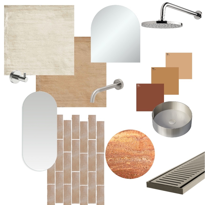 Terracotta Bathroom SW Mood Board by Beaumont Tiles Strathpine on Style Sourcebook